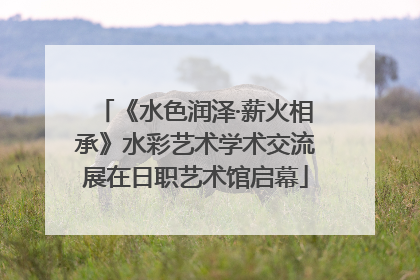 《水色润泽·薪火相承》水彩艺术学术交流展在日职艺术馆启幕