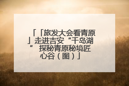 「旅发大会看青原」走进吉安“千岛湖” 探秘青原秘境匠心谷（图）