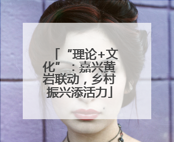 “理论+文化”：嘉兴黄岩联动，乡村振兴添活力
