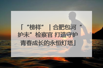 “榜样”｜合肥包河“护未”检察官 打造守护青春成长的永恒灯塔