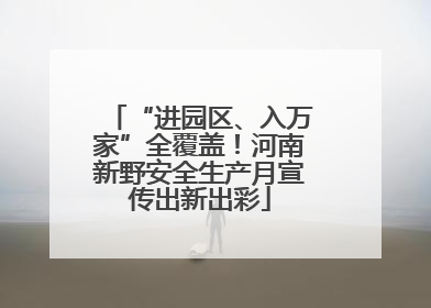 “进园区、入万家”全覆盖！河南新野安全生产月宣传出新出彩