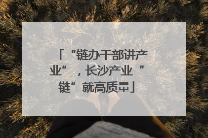 “链办干部讲产业”，长沙产业“链”就高质量