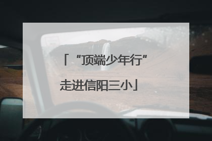 “顶端少年行”走进信阳三小