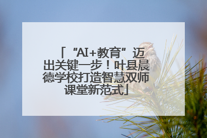 “AI+教育”迈出关键一步！叶县晨德学校打造智慧双师课堂新范式