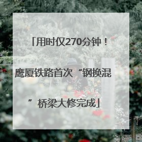 用时仅270分钟！鹰厦铁路首次“钢换混”桥梁大修完成