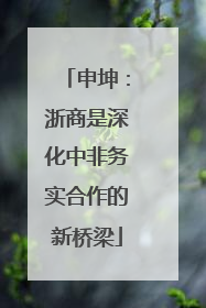 申坤：浙商是深化中非务实合作的新桥梁
