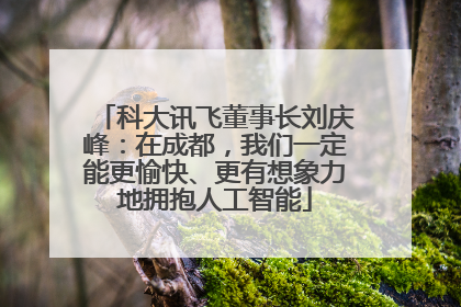 科大讯飞董事长刘庆峰：在成都，我们一定能更愉快、更有想象力地拥抱人工智能
