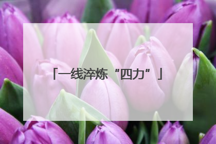 一线淬炼“四力”