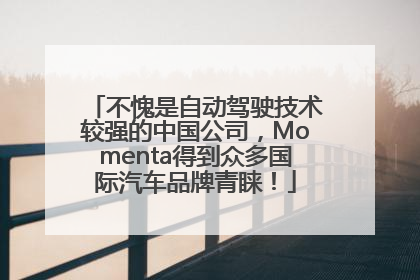 不愧是自动驾驶技术较强的中国公司，Momenta得到众多国际汽车品牌青睐！