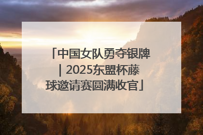 中国女队勇夺银牌｜2025东盟杯藤球邀请赛圆满收官