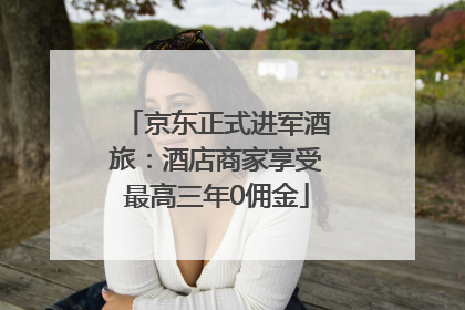 京东正式进军酒旅：酒店商家享受最高三年0佣金
