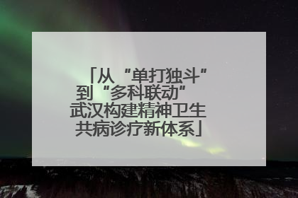 从“单打独斗”到“多科联动” 武汉构建精神卫生共病诊疗新体系