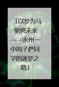 以梦为马 驰骋未来——永州一中周子俨同学的逐梦之路