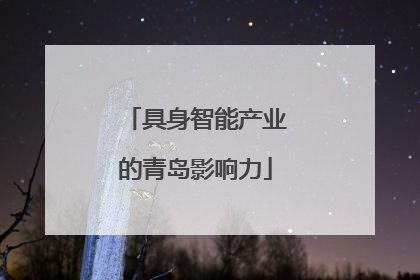 具身智能产业的青岛影响力