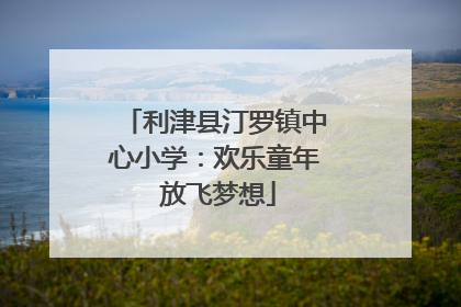 利津县汀罗镇中心小学：欢乐童年 放飞梦想