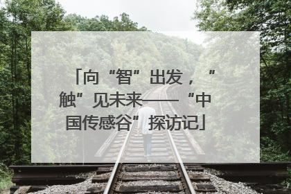 向“智”出发，“触”见未来——“中国传感谷”探访记