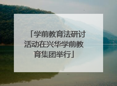 学前教育法研讨活动在兴华学前教育集团举行