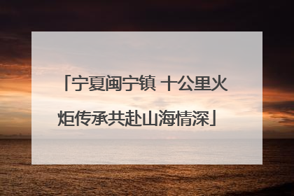 宁夏闽宁镇 十公里火炬传承共赴山海情深
