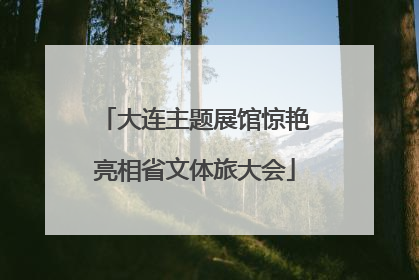 大连主题展馆惊艳亮相省文体旅大会