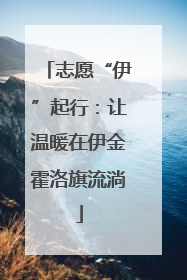 志愿“伊”起行：让温暖在伊金霍洛旗流淌