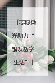 志愿微光助力“银发数字生活”