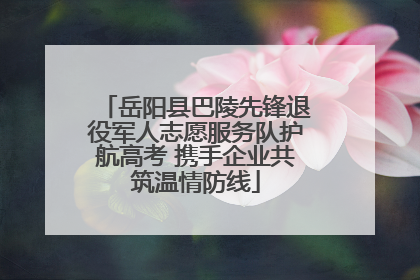 岳阳县巴陵先锋退役军人志愿服务队护航高考 携手企业共筑温情防线