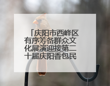 庆阳市西峰区有序筹备群众文化展演迎接第二十届庆阳香包民俗文化节