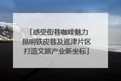 感受街巷咖啡魅力 昆明铁皮巷及巡津片区打造文旅产业新坐标
