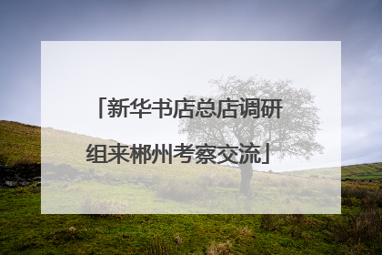 新华书店总店调研组来郴州考察交流
