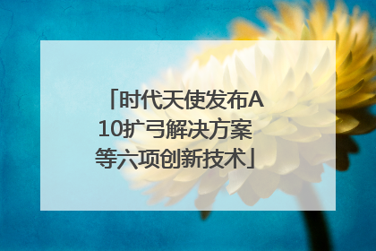 时代天使发布A10扩弓解决方案等六项创新技术