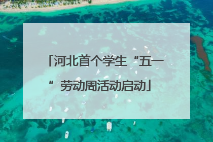 河北首个学生“五一”劳动周活动启动