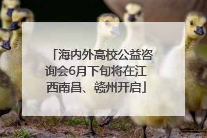 海内外高校公益咨询会6月下旬将在江西南昌、赣州开启