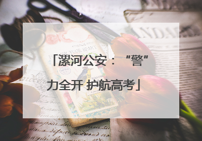 漯河公安：“警”力全开 护航高考