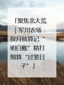 聚焦北大荒｜军川农场：按月核算记“明白账”精打细算“过紧日子”