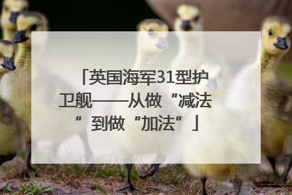 英国海军31型护卫舰——从做“减法”到做“加法”