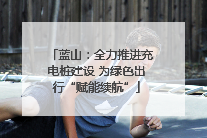 蓝山：全力推进充电桩建设 为绿色出行“赋能续航”