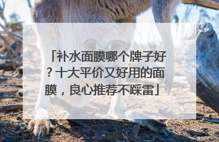 补水面膜哪个牌子好？十大平价又好用的面膜，良心推荐不踩雷