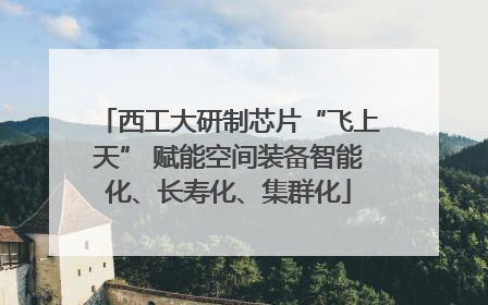 西工大研制芯片“飞上天” 赋能空间装备智能化、长寿化、集群化