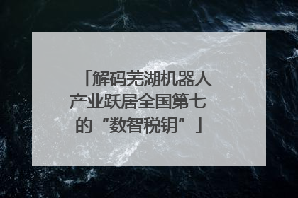 解码芜湖机器人产业跃居全国第七的“数智税钥”