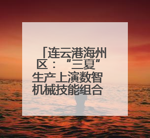 连云港海州区：“三夏”生产上演数智机械技能组合拳