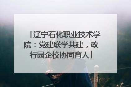 辽宁石化职业技术学院：党建联学共建，政行园企校协同育人