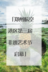 郑州航空港区第三届非遗艺术节启幕