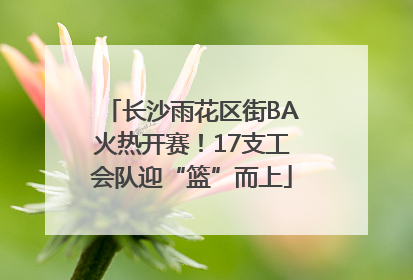 长沙雨花区街BA火热开赛！17支工会队迎“篮”而上
