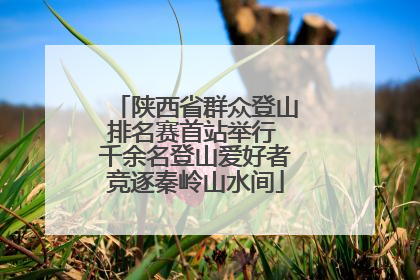 陕西省群众登山排名赛首站举行 千余名登山爱好者竞逐秦岭山水间