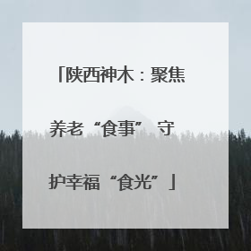陕西神木：聚焦养老“食事” 守护幸福“食光”