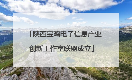 陕西宝鸡电子信息产业创新工作室联盟成立