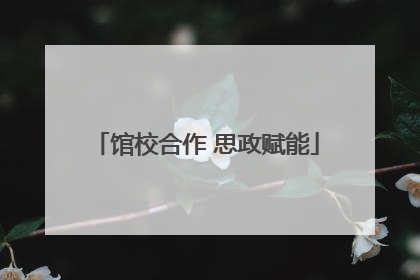 馆校合作 思政赋能