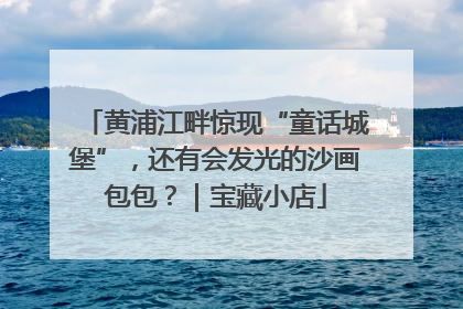 黄浦江畔惊现“童话城堡”，还有会发光的沙画包包？｜宝藏小店