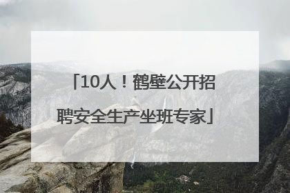 10人！鹤壁公开招聘安全生产坐班专家