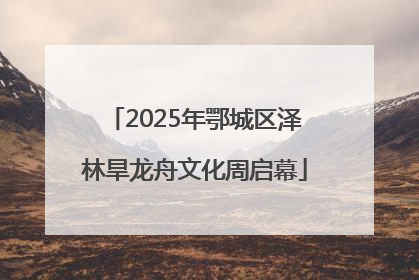 2025年鄂城区泽林旱龙舟文化周启幕